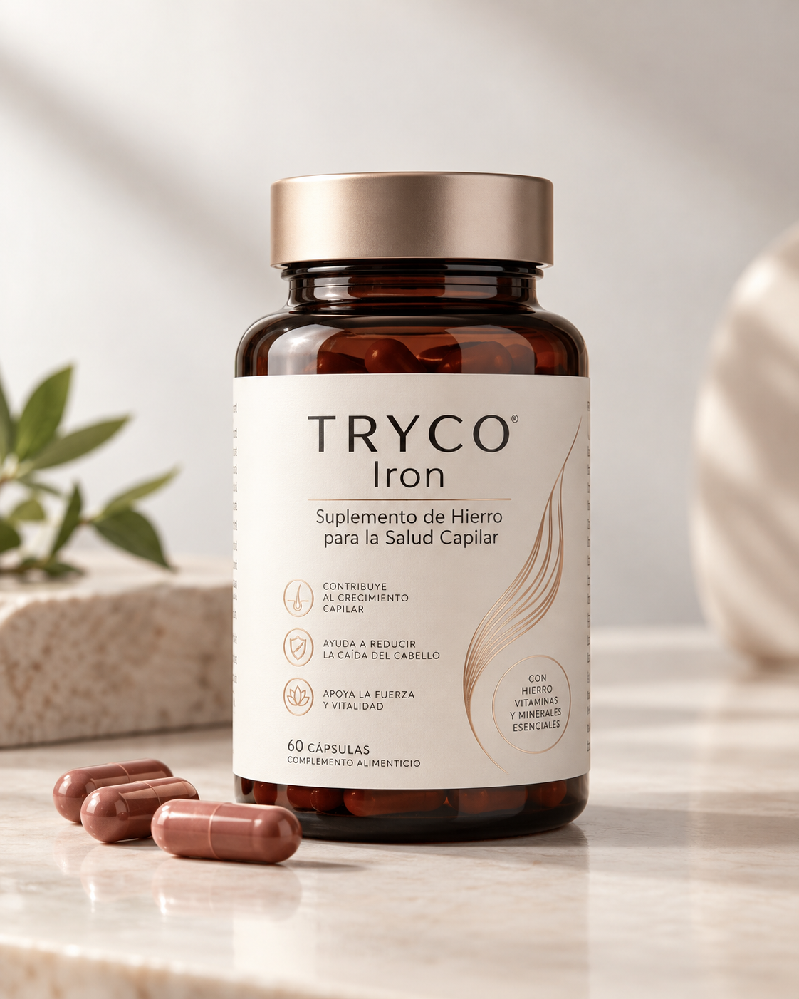 TRYCO Iron — Suplemento de Hierro para la Salud Capilar