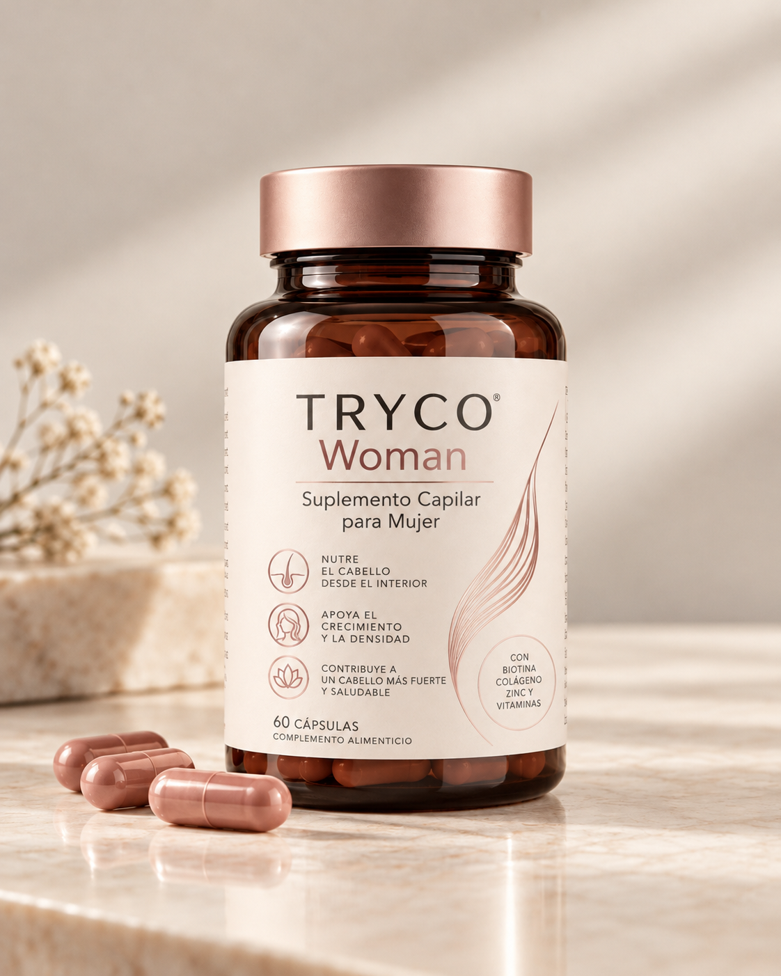 TRYCO Woman — Suplemento Capilar para Mujer